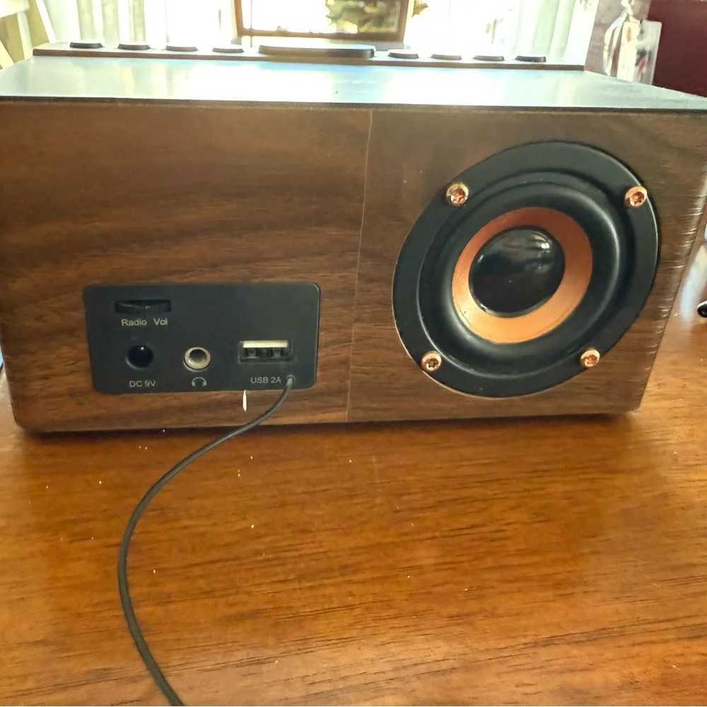 Anjank Wireless Charging Alarm Clock